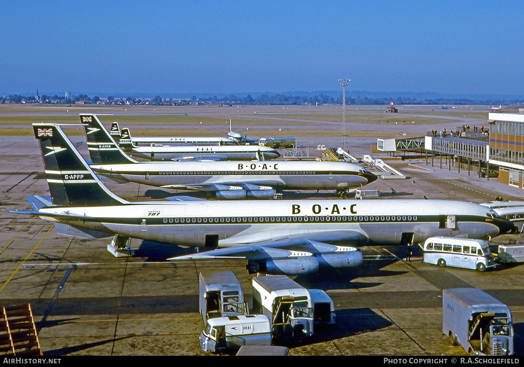 Aircraft Photo of G-APFP | Boeing 707-436 | BOAC - British Overseas Airways Corp. | AirHistory.net #8648
