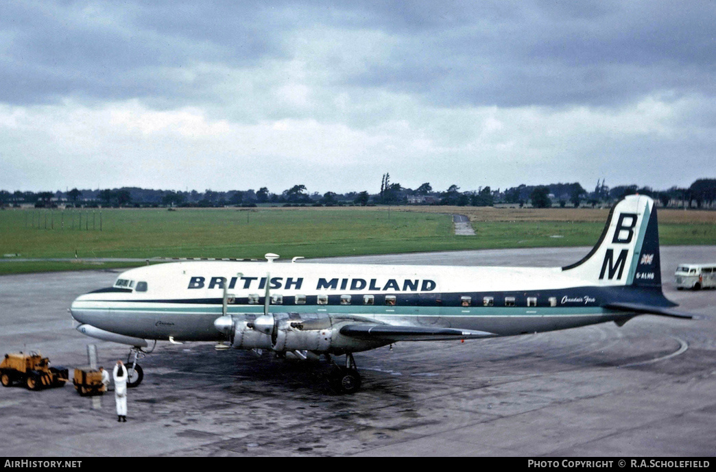 Aircraft Photo of G-ALHG | Canadair C-4 Argonaut (CL-4) | British Midland Airways - BMA | AirHistory.net #8652