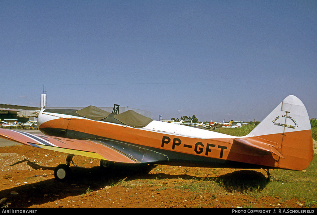 Aircraft Photo of PP-GFT | Fairchild PT-19A Cornell (M-62A) | Clube Aeronautico Horacio Lane | AirHistory.net #8658