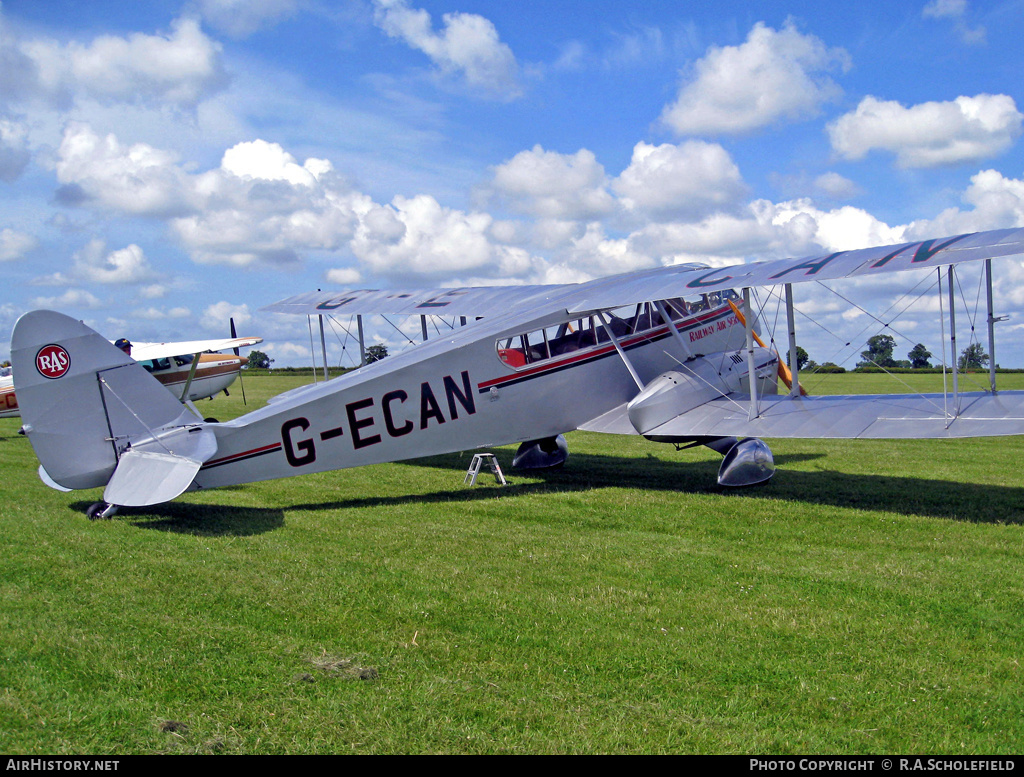 Aircraft Photo of G-ECAN | De Havilland D.H. 84A Dragon 3 | Railway Air Services | AirHistory.net #8702