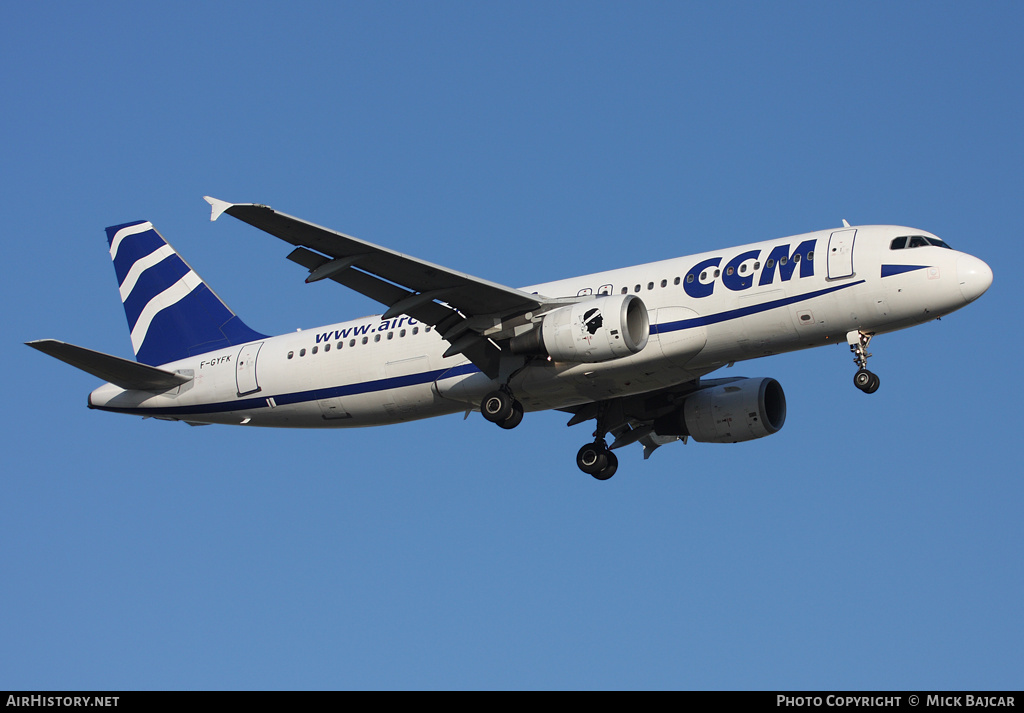 Aircraft Photo of F-GYFK | Airbus A320-214 | CCM Airlines - Compagnie Corse Méditerranée | AirHistory.net #8723
