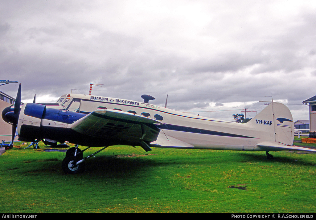 Aircraft Photo of VH-BAF | Avro 652A(M) Anson I | Brain & Brown Airfreighters | AirHistory.net #8732