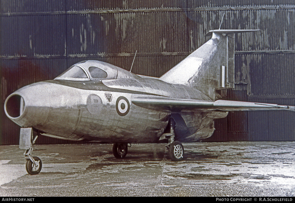 Aircraft Photo of VX350 | Fairey FD-1 | UK - Air Force | AirHistory.net #8751