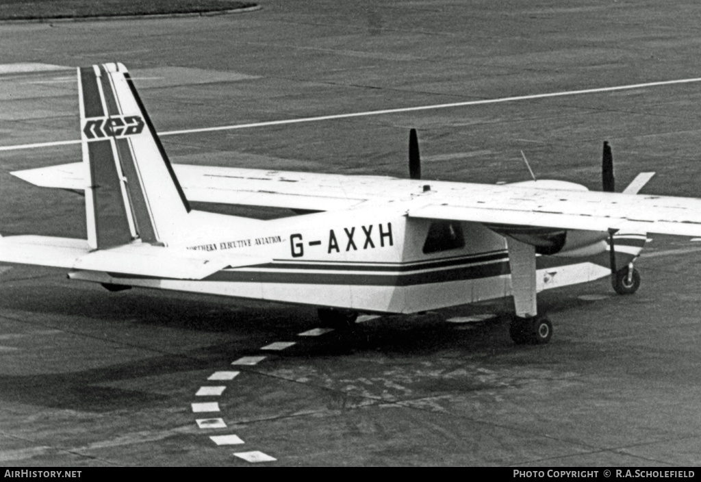 Aircraft Photo of G-AXXH | Britten-Norman BN-2A-27 Islander | Northern Executive Aviation | AirHistory.net #8789