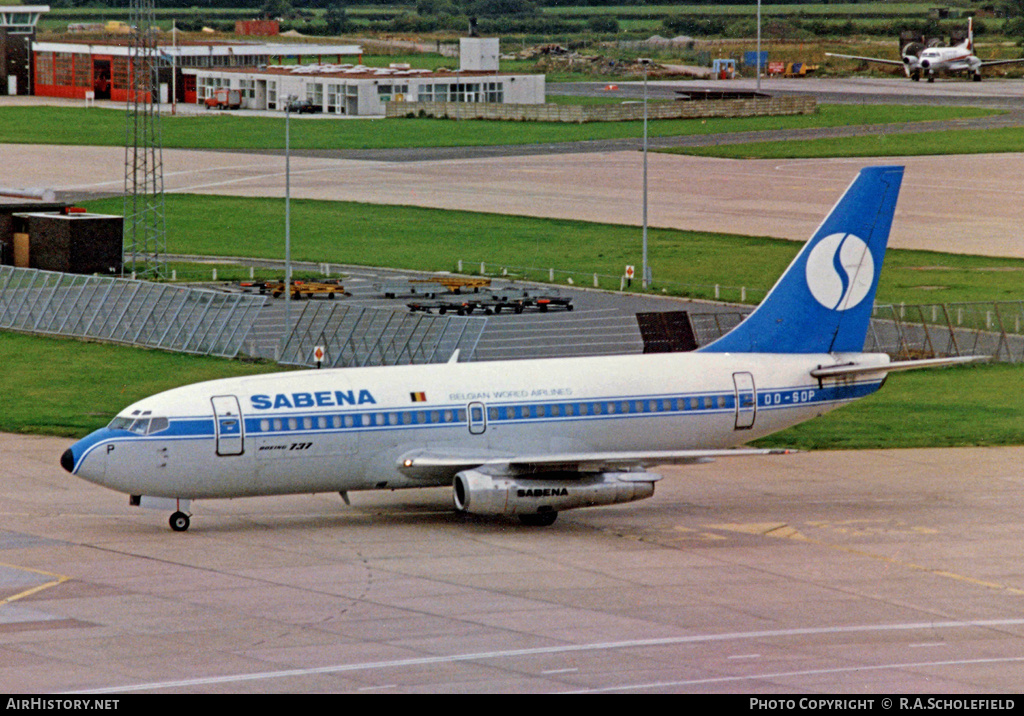 Aircraft Photo of OO-SDP | Boeing 737-229C/Adv | Sabena | AirHistory.net #8790