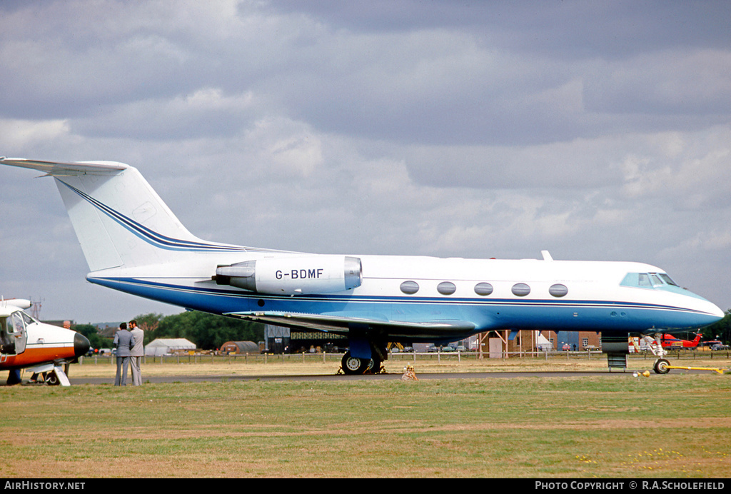 Aircraft Photo of G-BDMF | Grumman American G-1159 Gulfstream II | AirHistory.net #8791