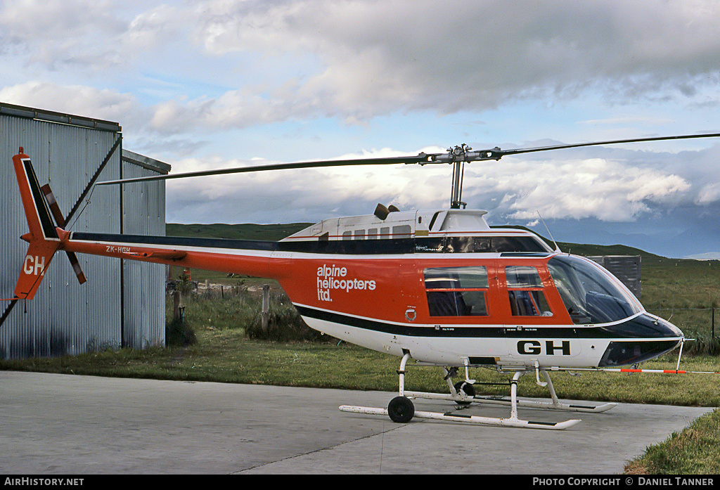Aircraft Photo of ZK-HGH | Bell 206B JetRanger II | Alpine Helicopters | AirHistory.net #8814