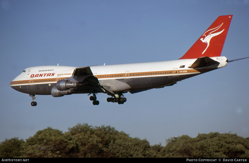 Aircraft Photo of VH-EBN | Boeing 747-238B | Qantas | AirHistory.net #8827