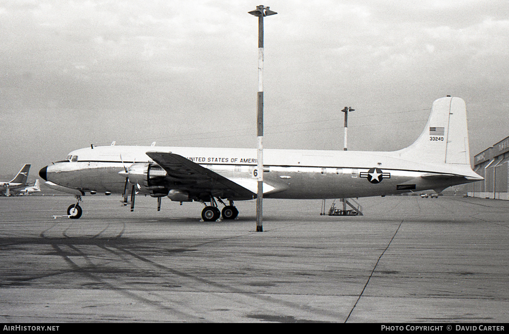 Aircraft Photo of 53-3240 / 33240 | Douglas VC-118A Liftmaster | USA - Air Force | AirHistory.net #8842