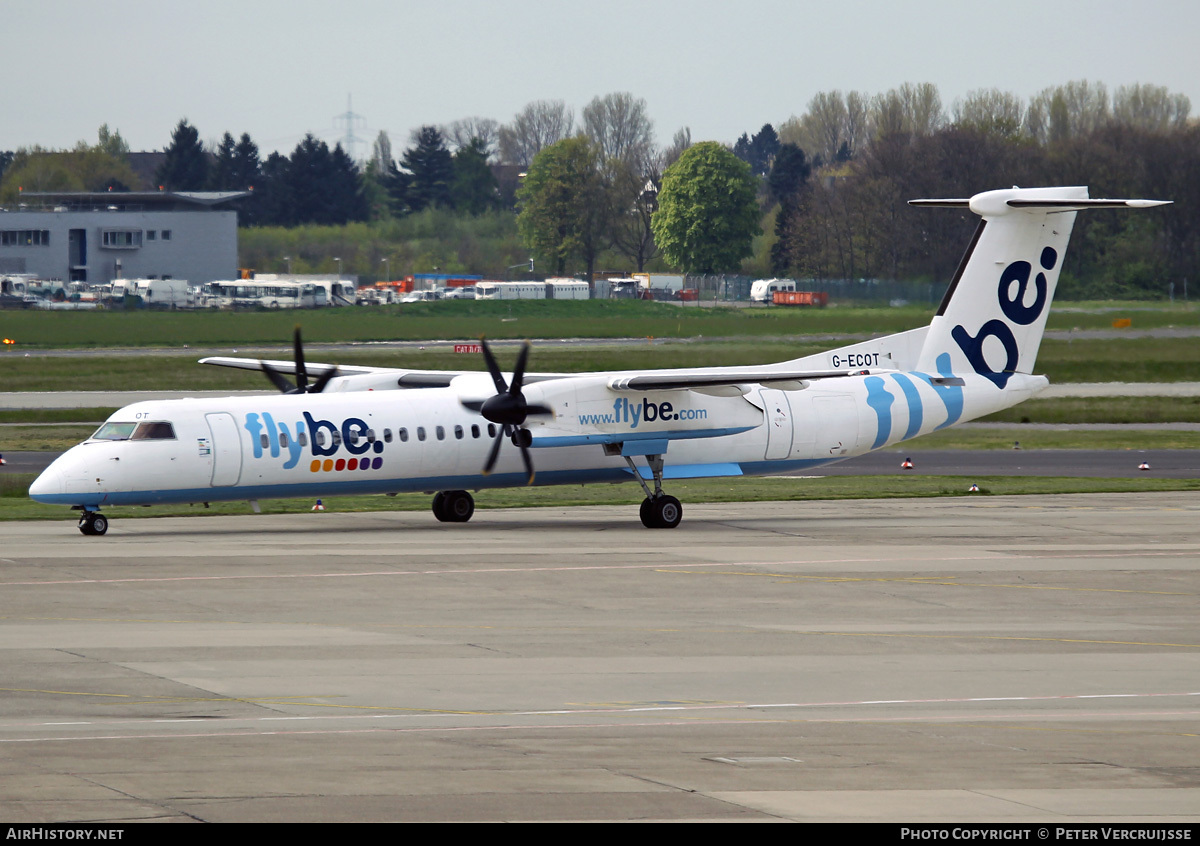 Aircraft Photo of G-ECOT | Bombardier DHC-8-402 Dash 8 | Flybe | AirHistory.net #8872