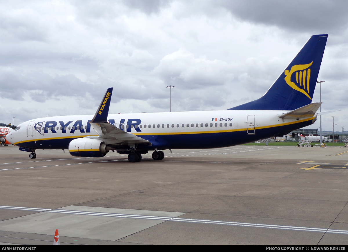 Aircraft Photo of EI-ESR | Boeing 737-8AS | Ryanair | AirHistory.net #8879