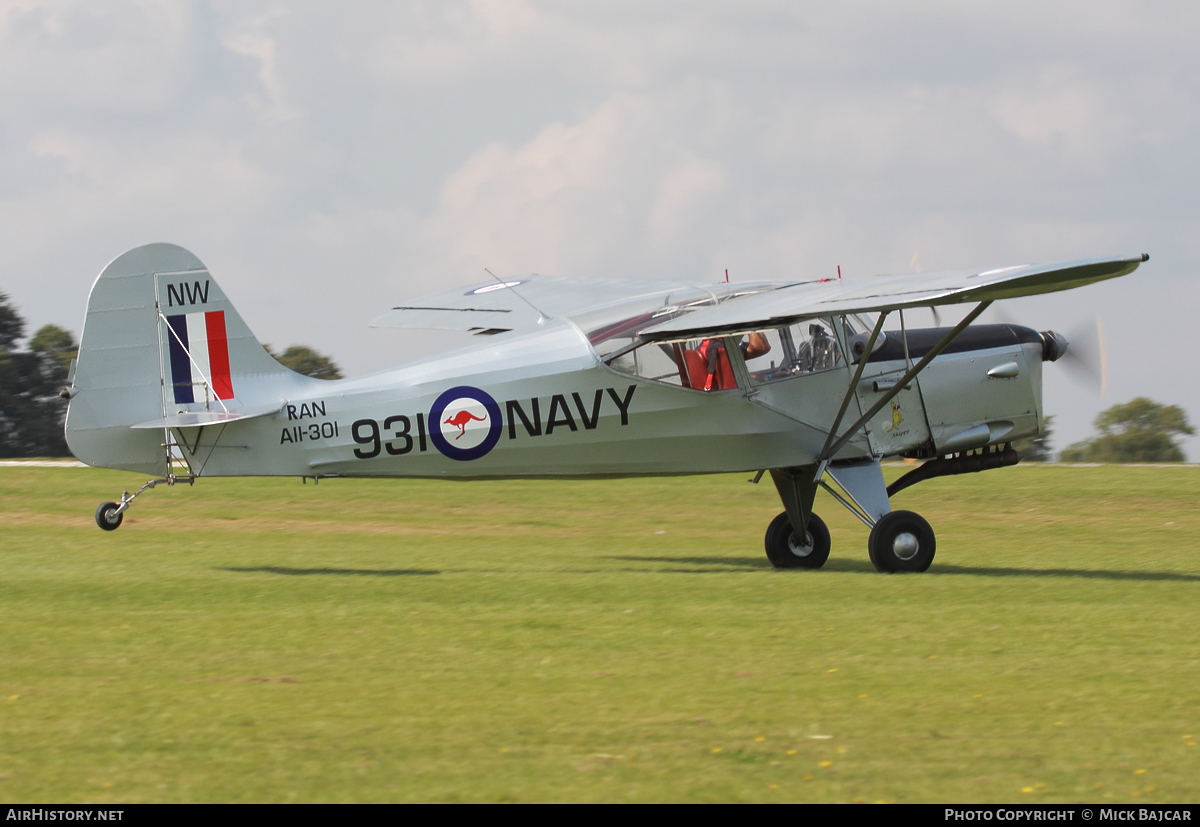 Aircraft Photo of G-ARKG / A11-301 | Auster J-5G Cirrus Autocar | Australia - Navy | AirHistory.net #8884