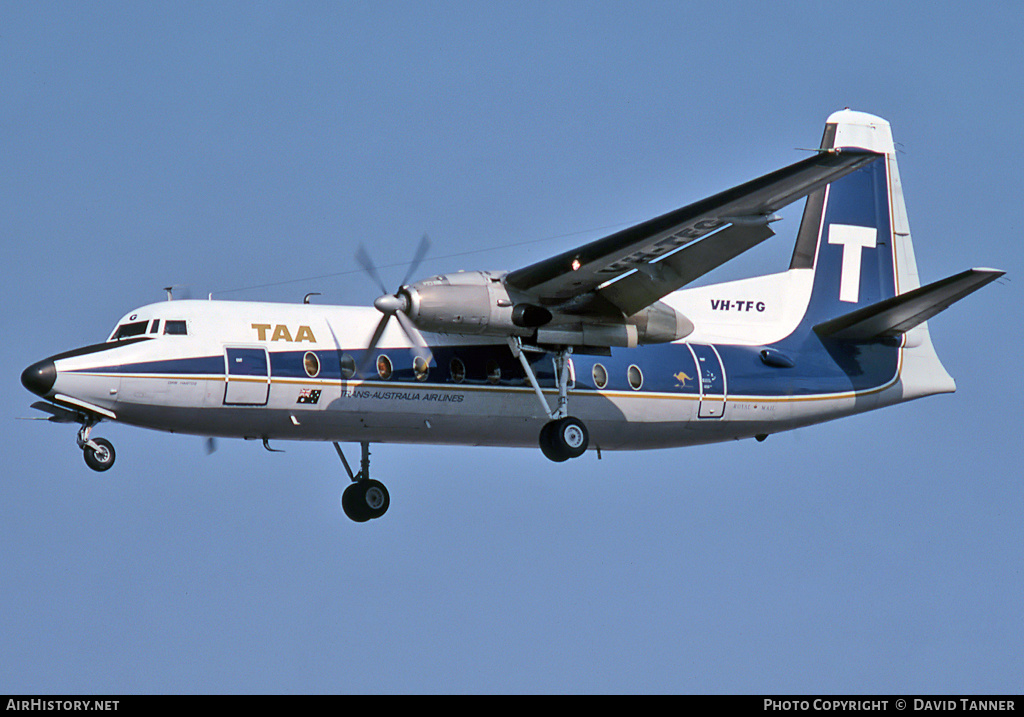 Aircraft Photo of VH-TFG | Fokker F27-100 Friendship | Trans-Australia Airlines - TAA | AirHistory.net #8908