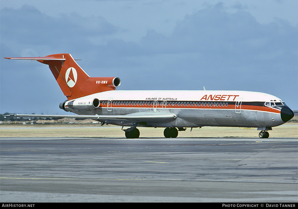 Aircraft Photo of VH-RMV | Boeing 727-277/Adv | Ansett Airlines of Australia | AirHistory.net #8911