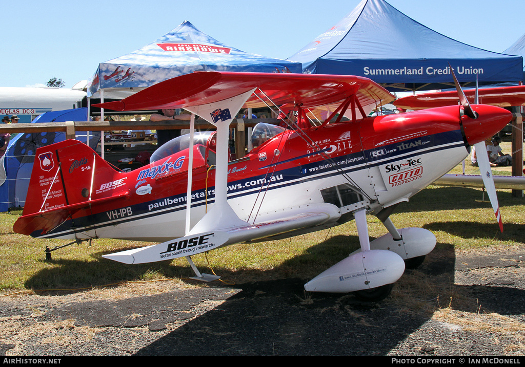 Aircraft Photo of VH-IPB | Pitts S-1S Special | AirHistory.net #8912