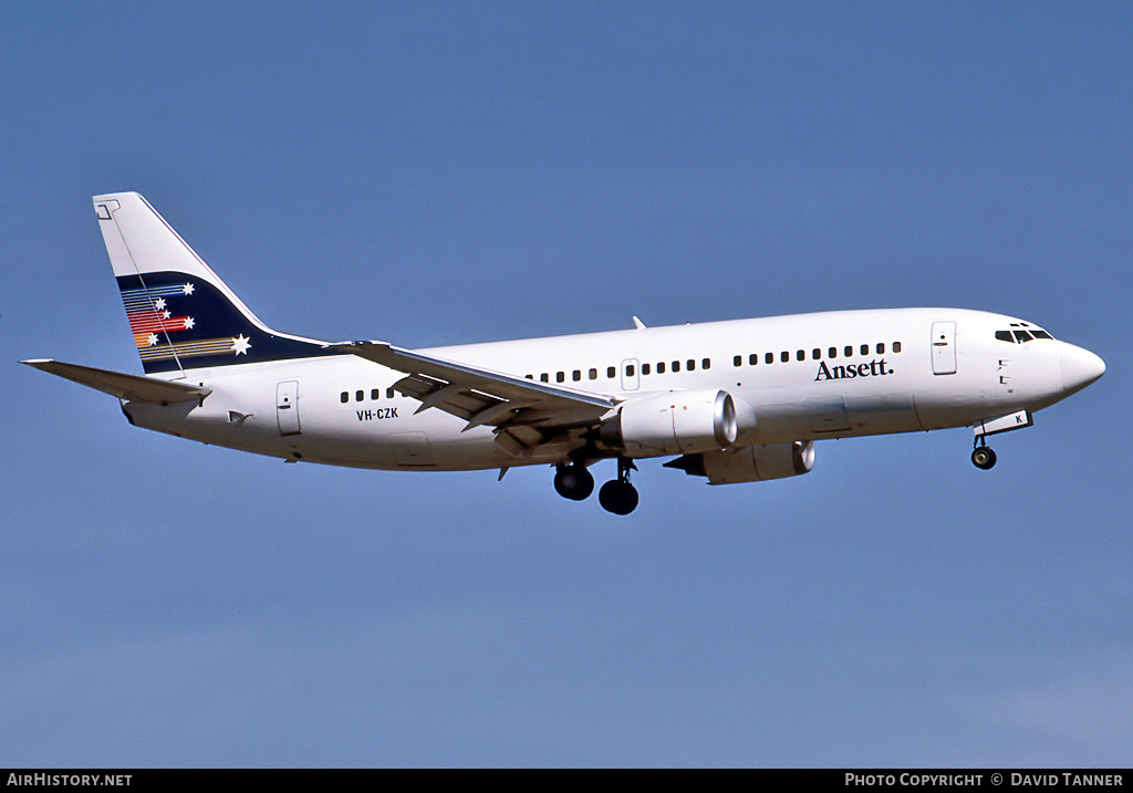 Aircraft Photo of VH-CZK | Boeing 737-377 | Ansett | AirHistory.net #8914