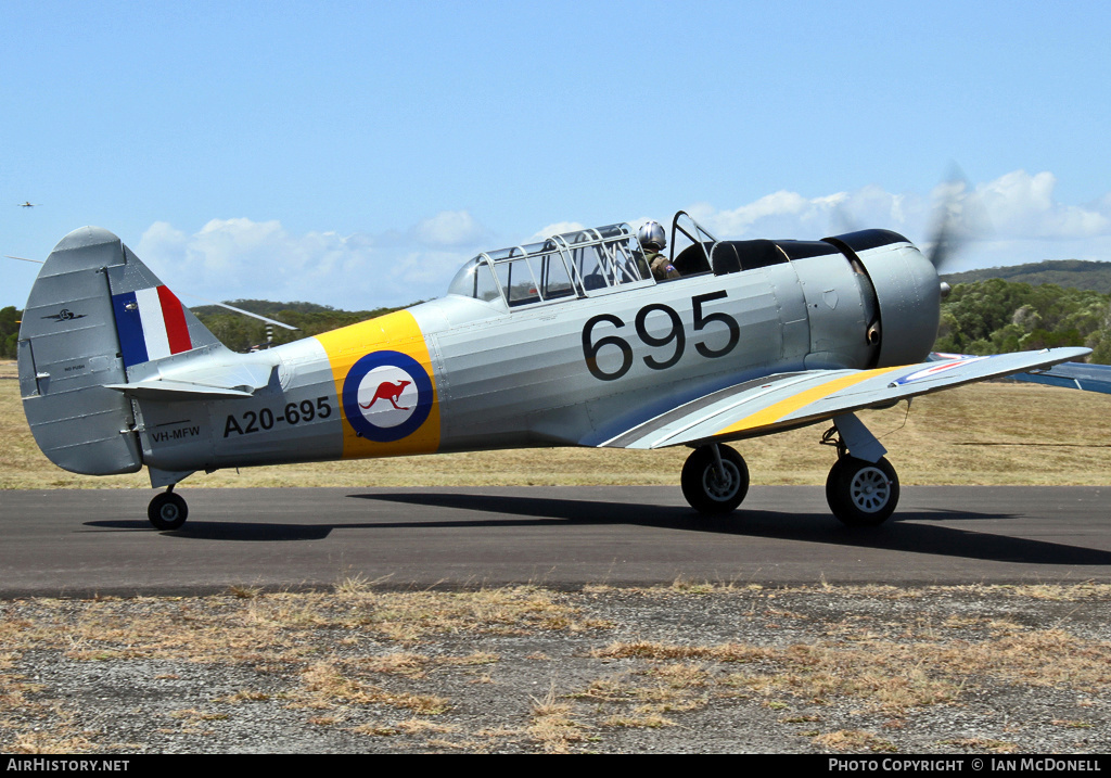 Aircraft Photo of VH-MFW / A20-695 | Commonwealth CA-16 Wirraway Mk3 | Australia - Air Force | AirHistory.net #8915