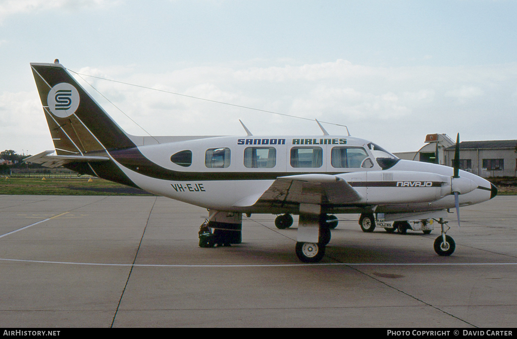 Aircraft Photo of VH-EJE | Piper PA-31-310 Navajo | Sandon Airlines | AirHistory.net #8943