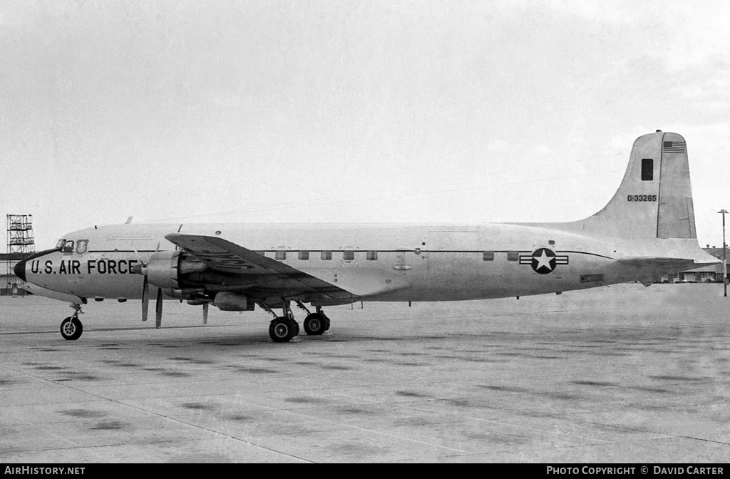 Aircraft Photo of 53-3265 / 0-33265 | Douglas C-118A Liftmaster (DC-6A) | USA - Air Force | AirHistory.net #8956