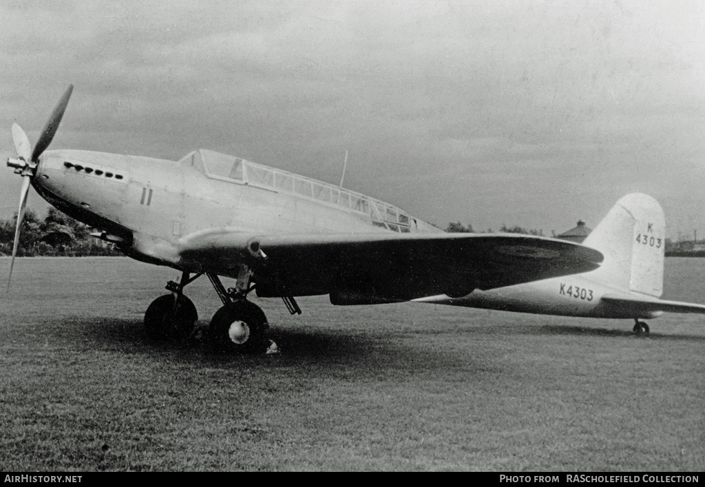 Aircraft Photo of K4303 | Fairey Battle | UK - Air Force | AirHistory.net #8970