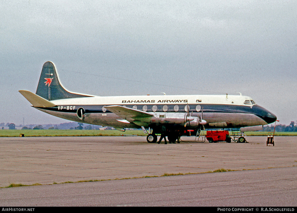 Aircraft Photo of VP-BCF | Vickers 707 Viscount | Bahamas Airways | AirHistory.net #8984