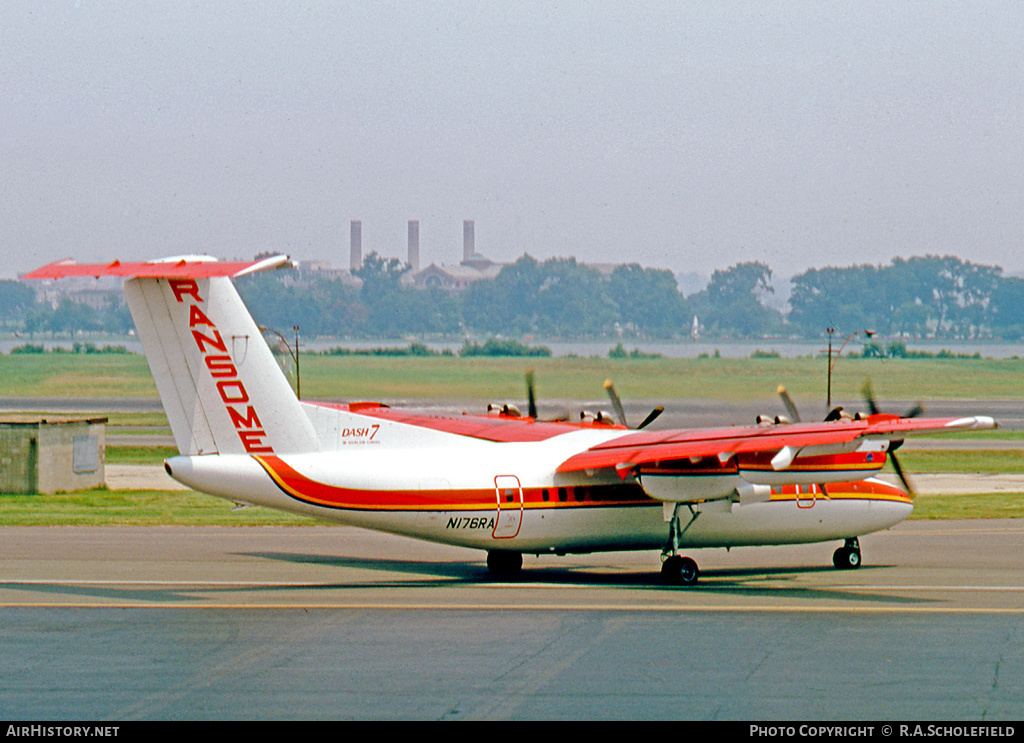 Aircraft Photo of N176RA | De Havilland Canada DHC-7-102 Dash 7 | Ransome Airlines | AirHistory.net #8988