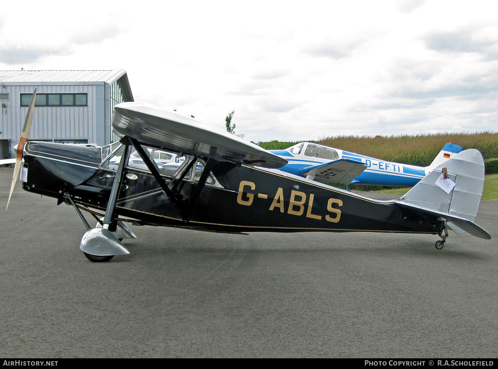 Aircraft Photo of G-ABLS | De Havilland D.H. 80A Puss Moth | AirHistory.net #8989