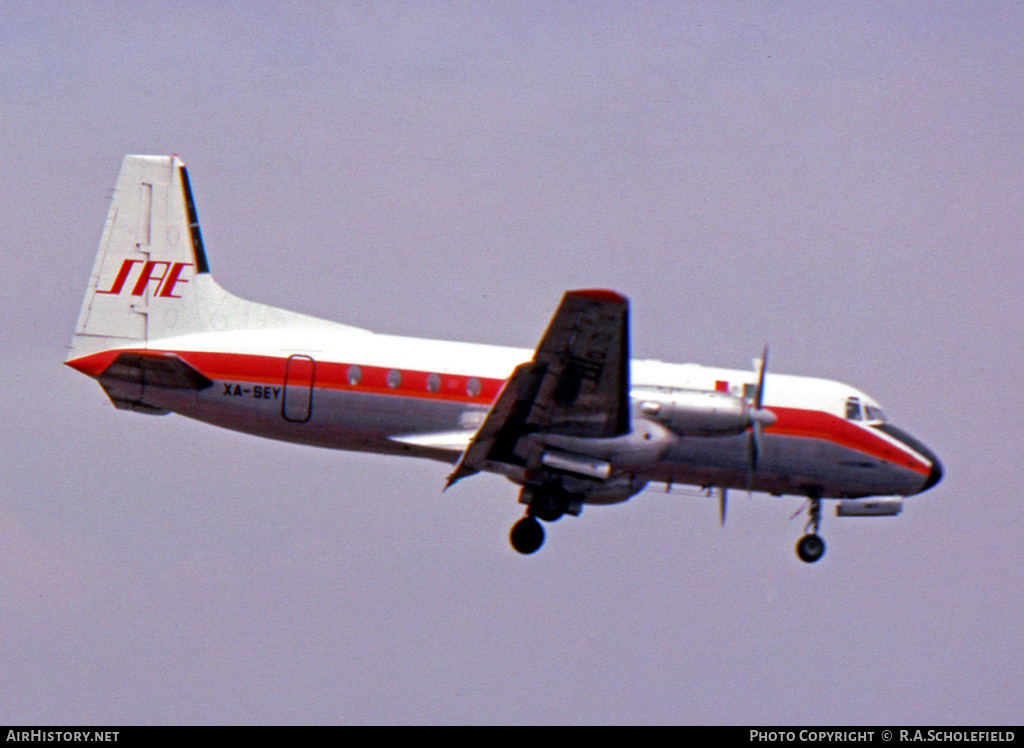 Aircraft Photo of XA-SEY | Hawker Siddeley HS-748 Srs2/230 | SAESA - Servicios Aéreos Especiales | AirHistory.net #9001