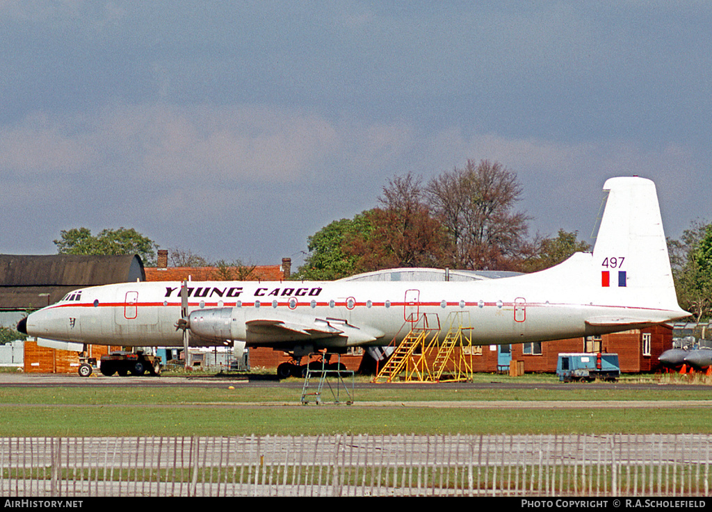 Aircraft Photo of XM497 | Bristol 175 Britannia 253F | Young Cargo | AirHistory.net #9004