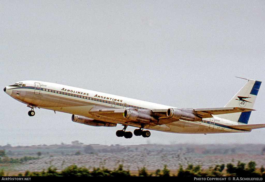 Aircraft Photo of LV-ISC | Boeing 707-387B | Aerolíneas Argentinas | AirHistory.net #9015