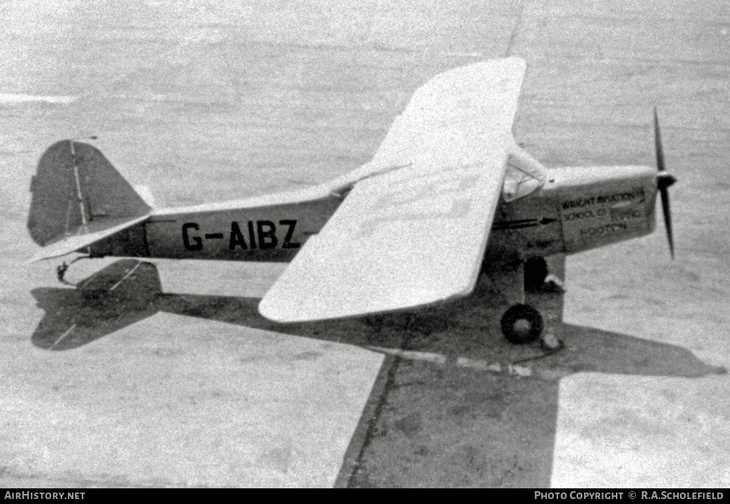 Aircraft Photo of G-AIBZ | Auster J-1 Autocrat | Wright Aviation School | AirHistory.net #9022