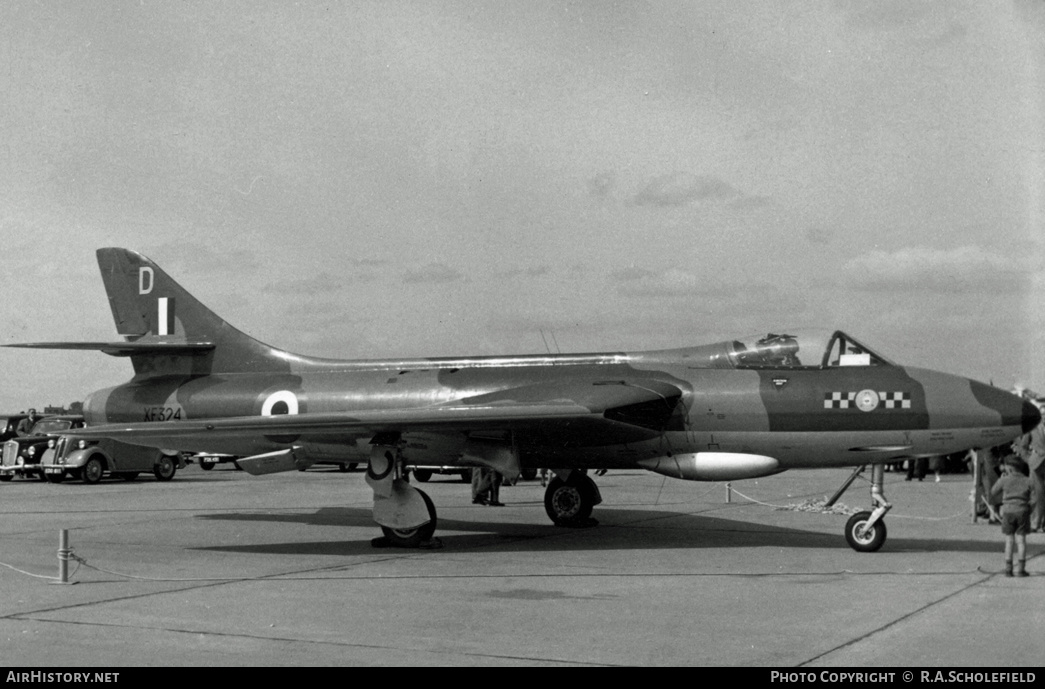 Aircraft Photo of XF324 | Hawker Hunter F4 | UK - Air Force | AirHistory.net #9038