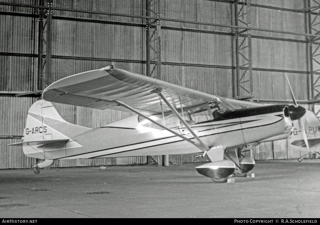 Aircraft Photo of G-ARCS | Auster D6 Srs 180 | AirHistory.net #9047