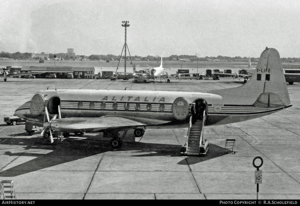 Aircraft Photo of I-LIFE | Vickers 785D Viscount | Alitalia | AirHistory.net #9048