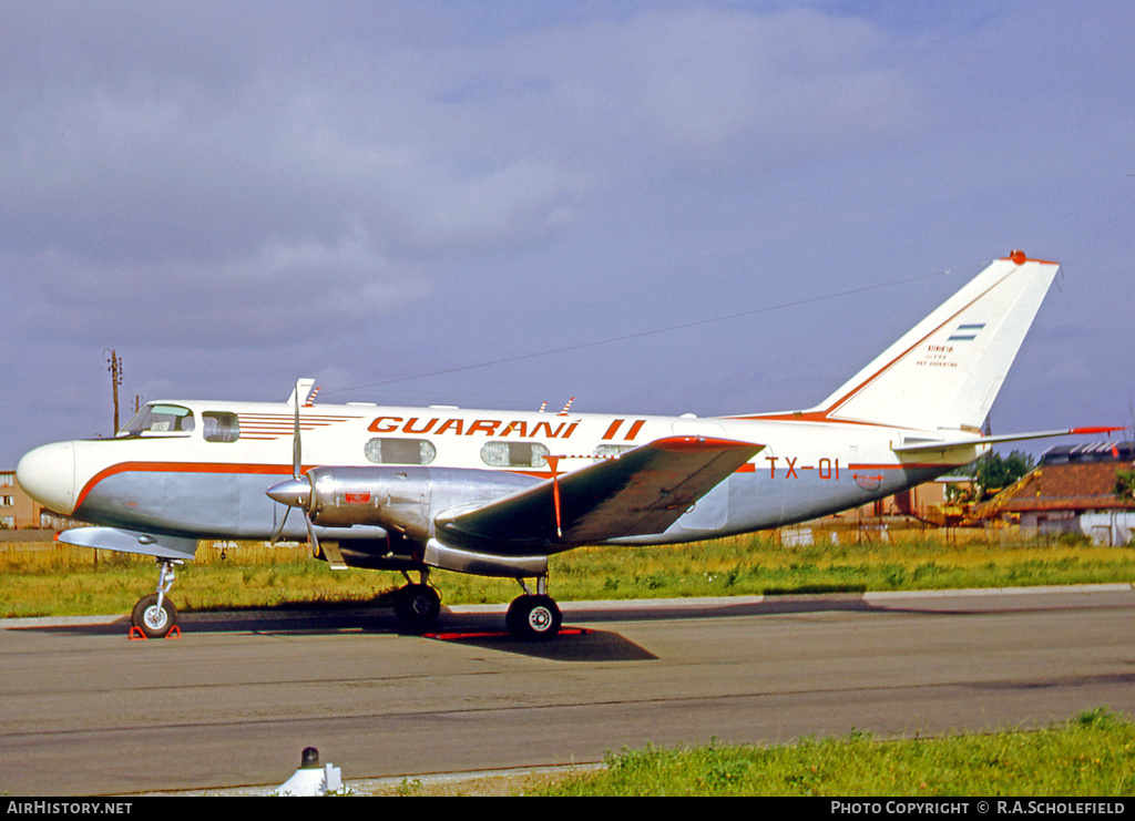 Aircraft Photo of TX-01 | FMA IA-50 Guarani II | Argentina - Air Force | AirHistory.net #9060