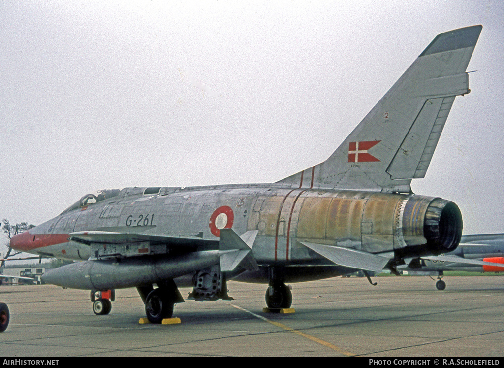 Aircraft Photo of G-261 | North American F-100D Super Sabre | Denmark - Air Force | AirHistory.net #9067