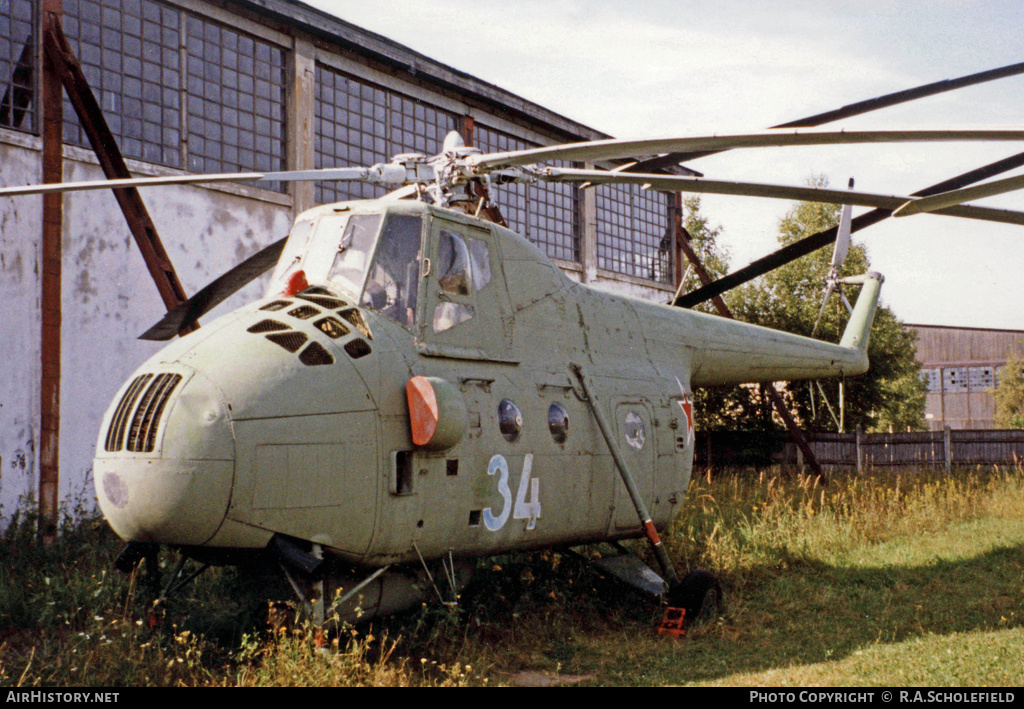 Aircraft Photo of 34 white | Mil Mi-4A | Soviet Union - Air Force | AirHistory.net #9078
