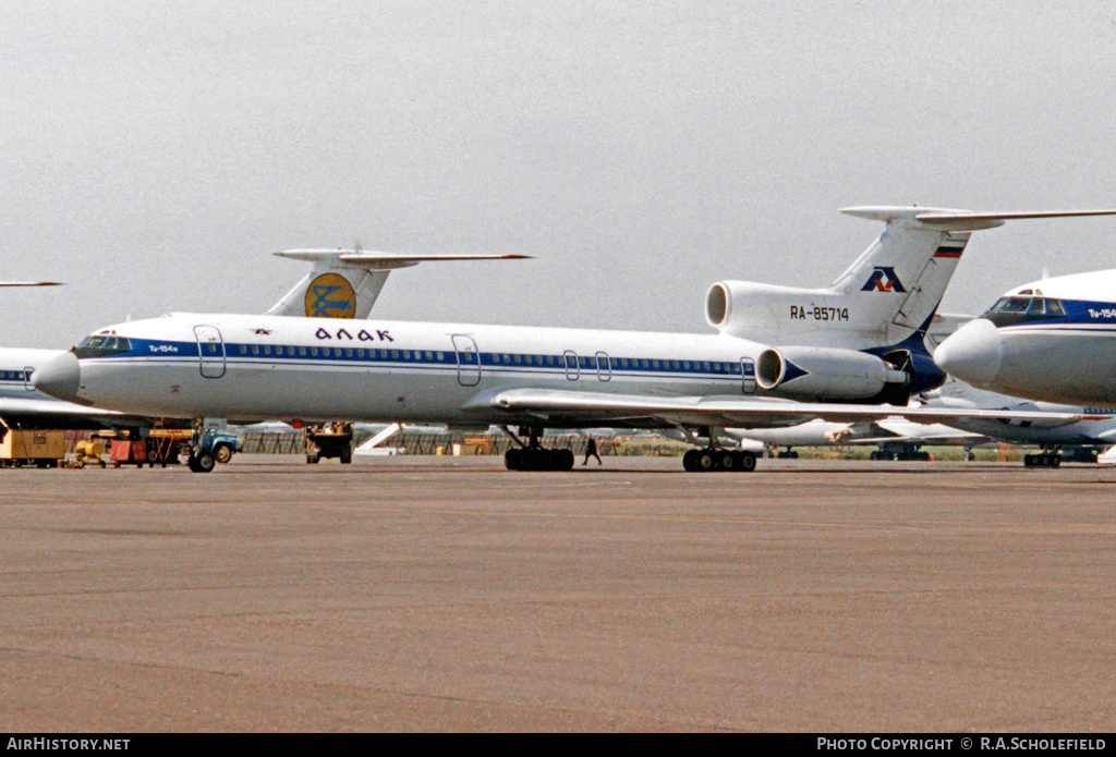 Aircraft Photo of RA-85714 | Tupolev Tu-154M | ALAK - Aktsionernaya Lizingovaya Aviakompania | AirHistory.net #9079