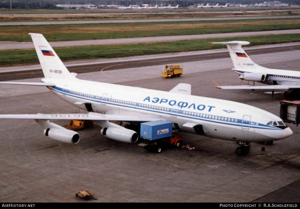 Aircraft Photo of RA-86136 | Ilyushin Il-86 | Aeroflot | AirHistory.net #9080