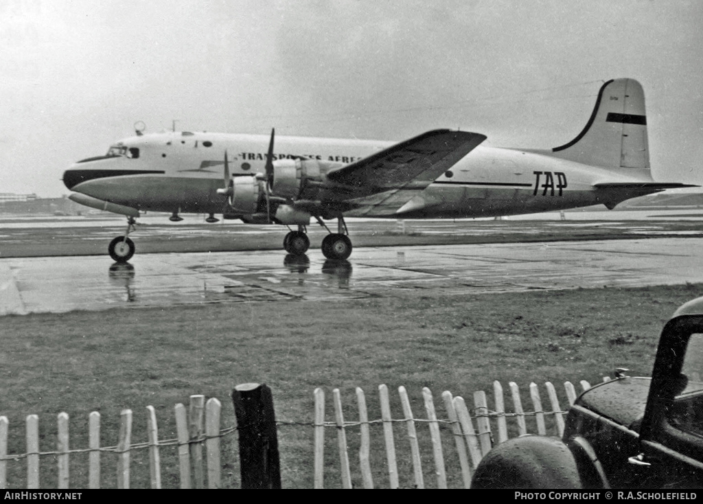 Aircraft Photo of CS-TSA | Douglas C-54A Skymaster | TAP - Transportes Aéreos Portugueses | AirHistory.net #9097