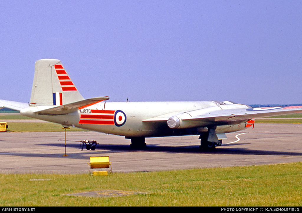 Aircraft Photo of WJ870 | English Electric Canberra T4 | UK - Air Force | AirHistory.net #9105