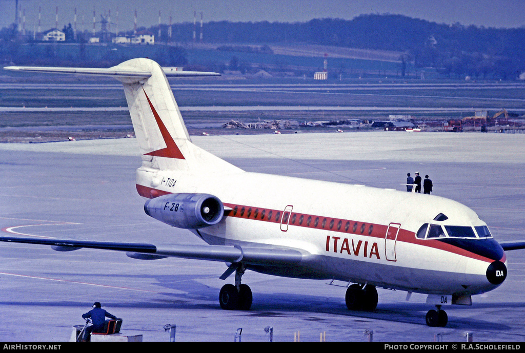 Aircraft Photo of I-TIDA | Fokker F28-1000 Fellowship | Itavia | AirHistory.net #9117