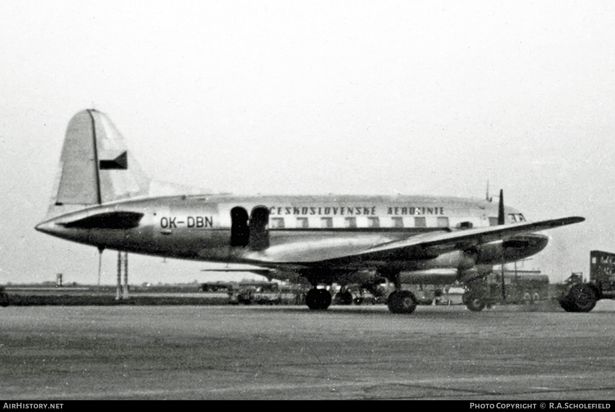 Aircraft Photo of OK-DBN | Ilyushin Il-12B | ČSA - Československé Aerolinie - Czechoslovak Airlines | AirHistory.net #9144