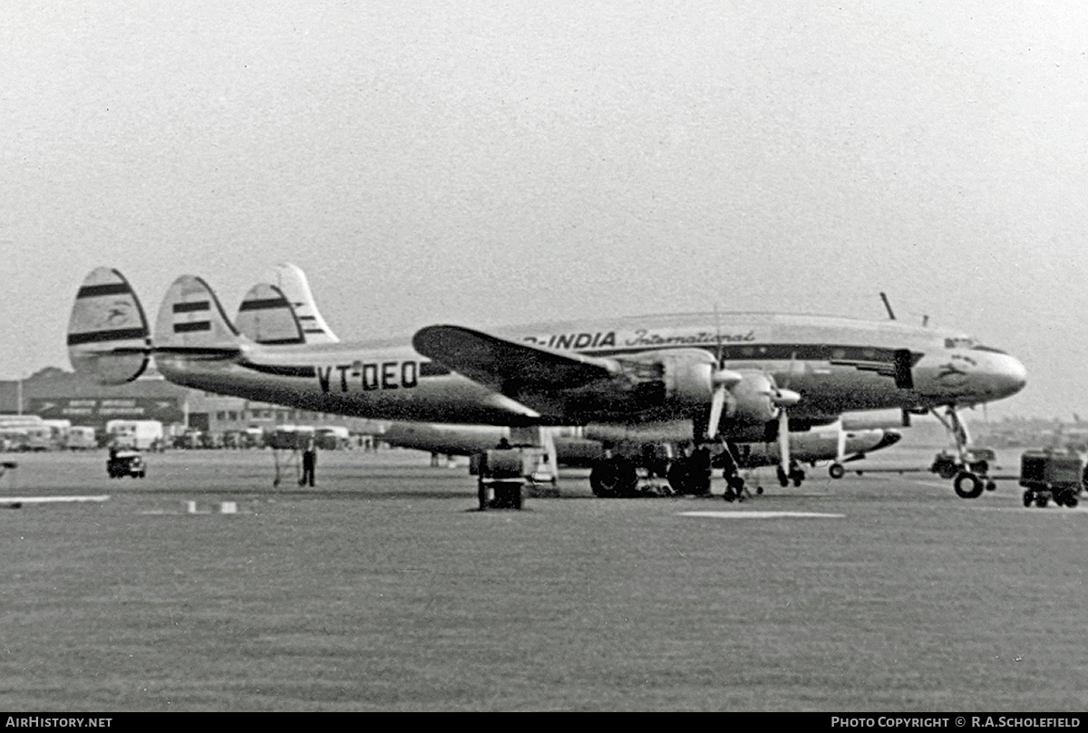 Aircraft Photo of VT-DEO | Lockheed L-749A Constellation | Air India International | AirHistory.net #9155