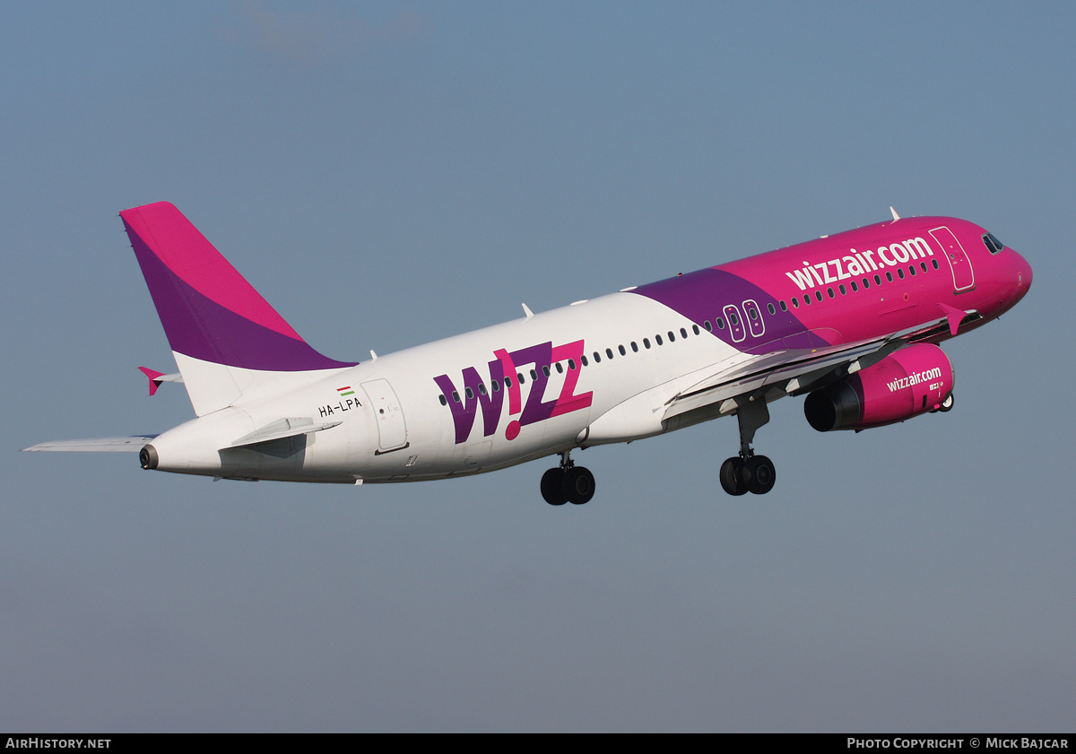 Aircraft Photo of HA-LPA | Airbus A320-233 | Wizz Air | AirHistory.net #9170