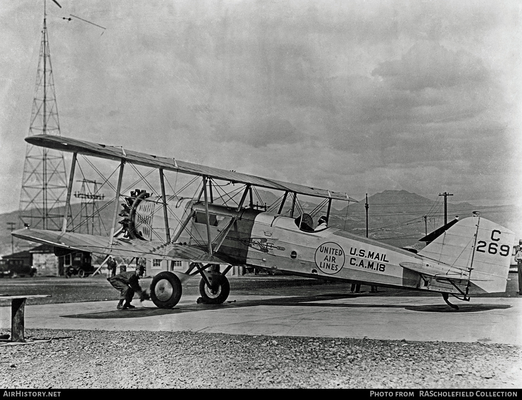 Aircraft Photo of NC269 / C269 | Boeing 40B | United Air Lines | AirHistory.net #9175