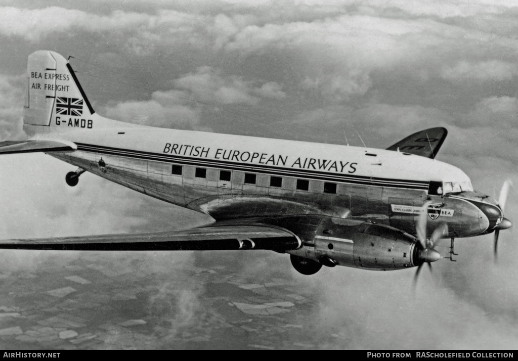 Aircraft Photo of G-AMDB | Douglas C-47B Dart Dakota | BEA - British European Airways | AirHistory.net #9193