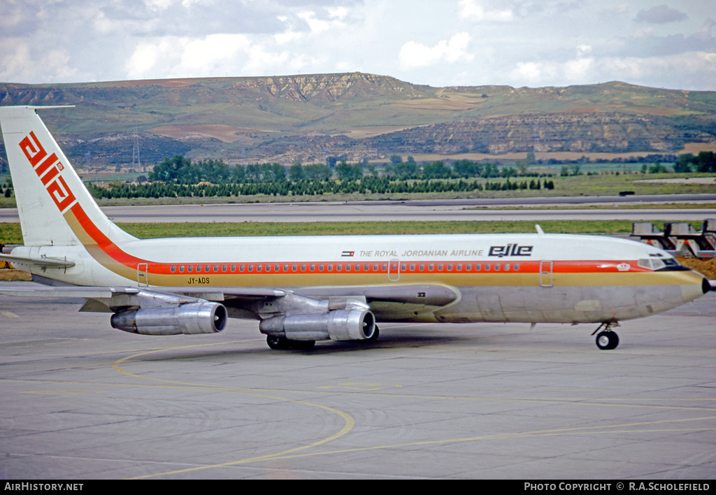 Aircraft Photo of JY-ADS | Boeing 720-030B | Alia - The Royal Jordanian Airline | AirHistory.net #9199