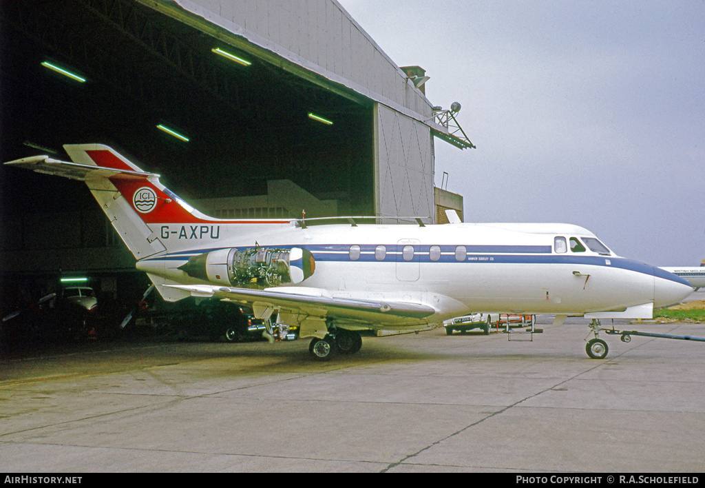Aircraft Photo of G-AXPU | Hawker Siddeley HS-125-3B/RA | Imperial Chemical Industries - ICI | AirHistory.net #9203