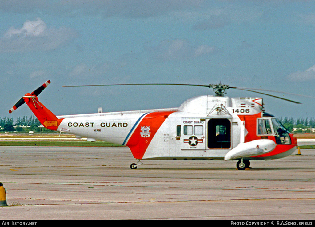 Aircraft Photo of 1406 | Sikorsky HH-52A Seaguard (S-62A) | USA - Coast Guard | AirHistory.net #9211